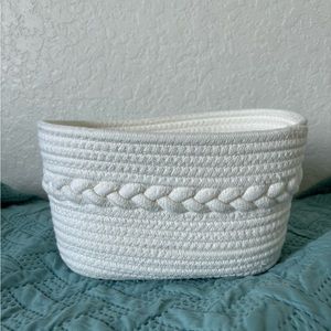 White Woven Basket